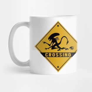 Alien Crossing Mug